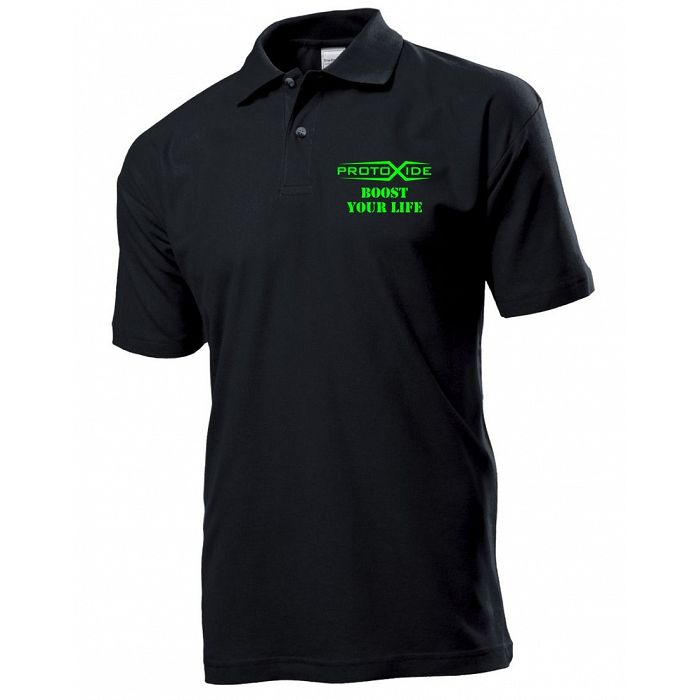 ProtoXide Polo Black ProtoXide Clothing Merchandising Gadgets