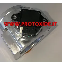 Potenziometro corpo farfallato maggiorato per farfalla universale con flangia supporto Sensori, Termocoppie, Sonde Lambda