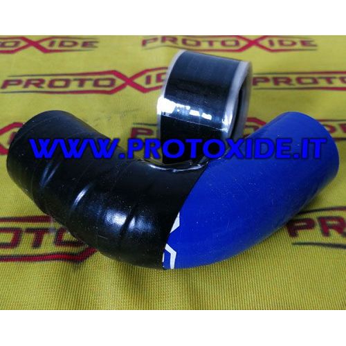 Fita de silicone adesiva para troca de cor de mangas de silicone na cor Preto Vermelho Azul Bandagens e protetores térmicos