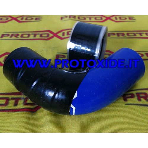 Nastro siliconico adesivo per cambio colorazione manicotti in silicone colore Nero Rosso Blu