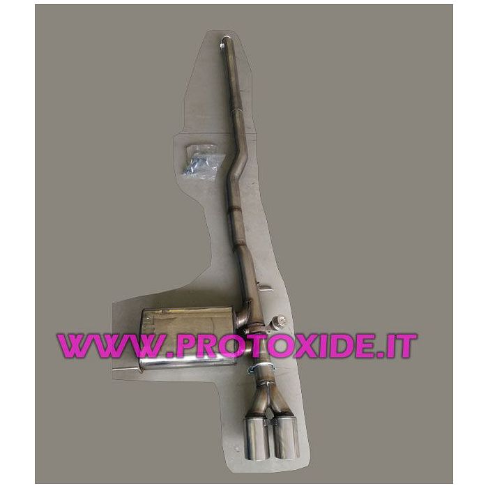 Escape central y final Mini F56 2.000 de acero inoxidable con válvula de escape con mando a distancia Escape central y final Mini F56 2.000 de acero inoxidable con válvula de escape con mando a distancia