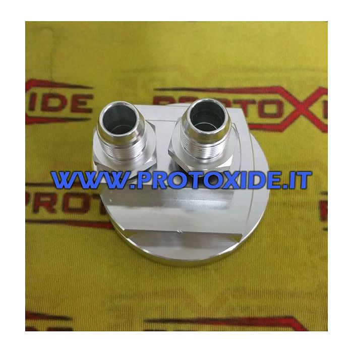 Adaptateur de base pour prendre les tuyaux d'huile sur un porte-filtre monobloc Adaptateur de base pour prendre les tuyaux d'huile sur un porte-filtre monobloc