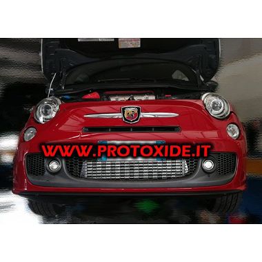 Intercooler frontale KIT specifico 500 Abarth con manicotti Intercooler z zrakom