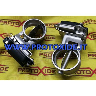 Double throttle valve for electronic exhaust exhaust opening with remote control Valves exhaust muffler