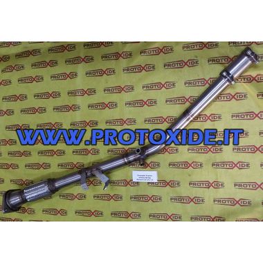 Échappement supprime dpf-fap et catalyseur Renault Clio DCI 1500 inox Downpipe moteur Turbo Diesel