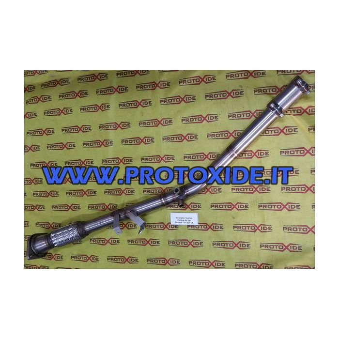 L'escapament elimina el dpf-fap i el catalitzador Renault Clio DCI 1500 d'acer inoxidable L'escapament elimina el dpf-fap i el catalitzador Renault Clio DCI 1500 d'acer inoxidable