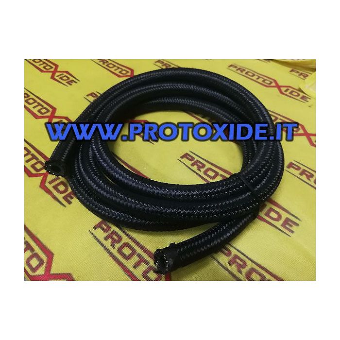 fuel hose in synthetic rubber with internal metal braid 10mm Fuel pipes - braided oil and aeronautical fittings