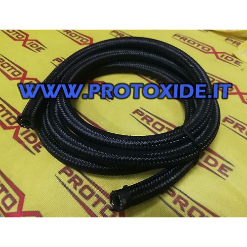 tuyau de carburant en caoutchouc synthétique avec métallique interne tresse 10mm Tuyaux de carburant - huile tressée et racco...