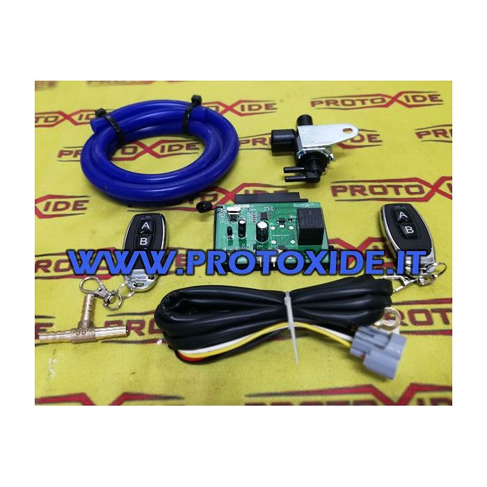 COMPLETE wireless kit for opening the exhaust system with remote control Valves exhaust muffler COMPLETE wireless kit for opening the exhaust system with remote control Valves exhaust muffler