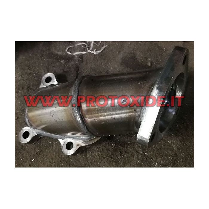Downpipe scarico Mitsubishi TD04 L Fiat Punto Gt - Fiat Uno Turbo 1300- 1400 flangia 4 FORI