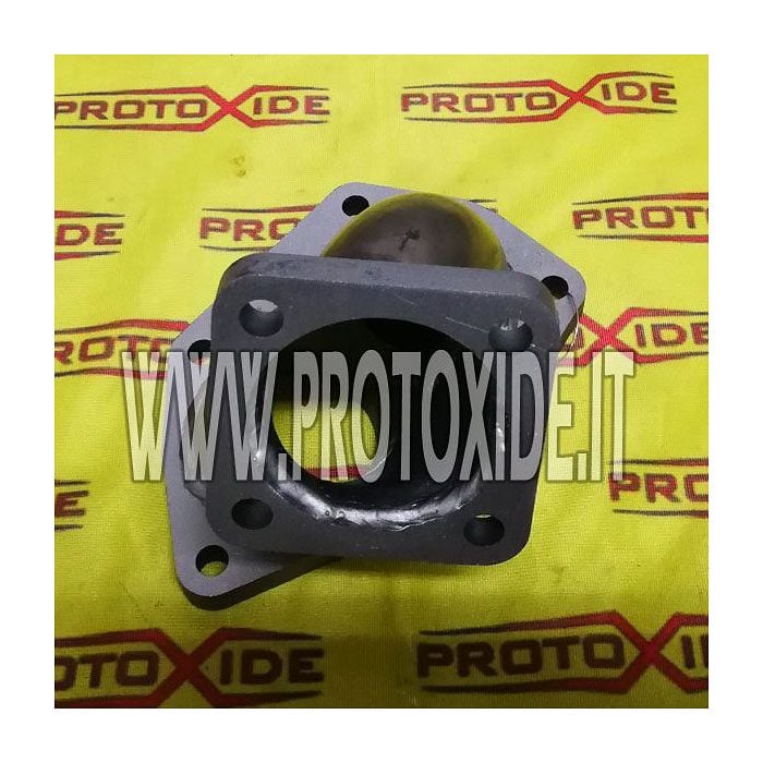 Downpipe d'échappement majorée Lancia Delta pour Turbo TD05 Mitsubishi Evo 8-9 Inox Downpipe d'échappement majorée Lancia Delta pour Turbo TD05 Mitsubishi Evo 8-9 Inox