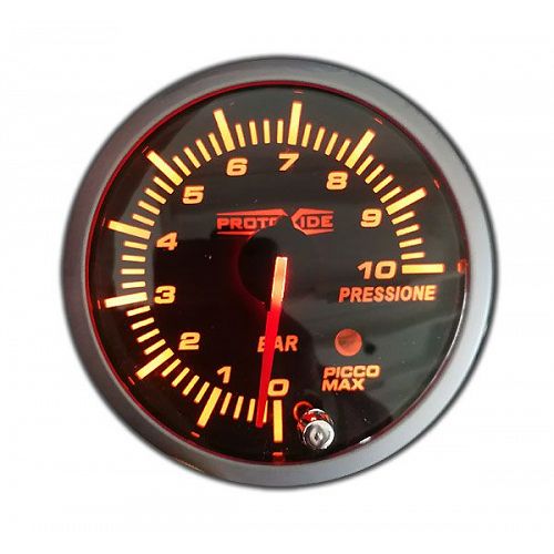 Wskaźnik ciśnienia oleju 60mm z 0-10bar pamięci Manometry Turbo, benzyna, olej