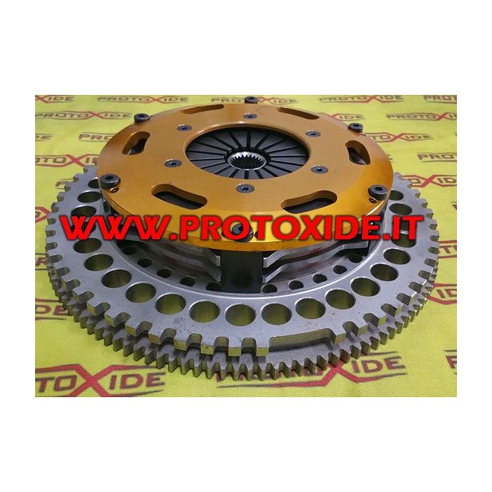 Steel flywheel kit with reinforced clutch Hyundai 2.700 V6 Bidisco Flywheel kit with reinforced twin-disk clutch