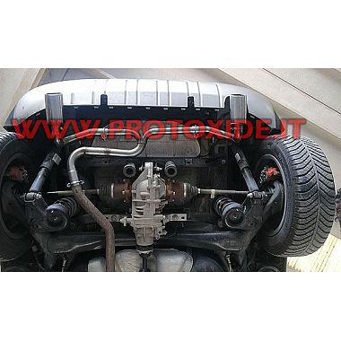 Rear exhaust muffler for Fiat Panda Cross 1300 turbodiesel mj 95hp Exhaust mufflers and tip terminals