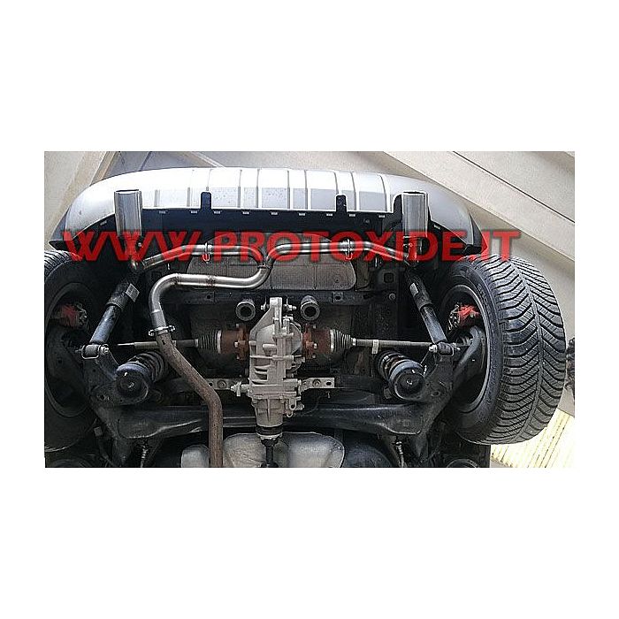 Marmitta scarico doppio posteriore Fiat Panda Cross 1300 turbodiesel mj 95hp Marmitta scarico doppio posteriore Fiat Panda Cross 1300 turbodiesel mj 95hp