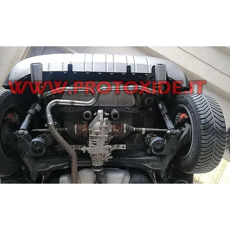 Dupli stražnji ispušni lonac Fiat Panda Cross 1300 turbodizel mj 95ks Prigušivači i ispušni cijevi