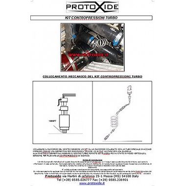 Abgasgegendrucksensor-Kit ohne Display Manometer Turbo, Benzin, Öl