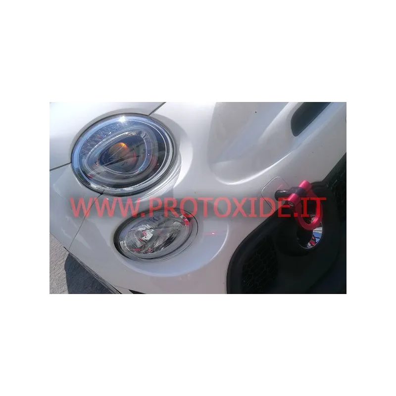 Tow kanca Fiat 500 için Alu özgü anodize