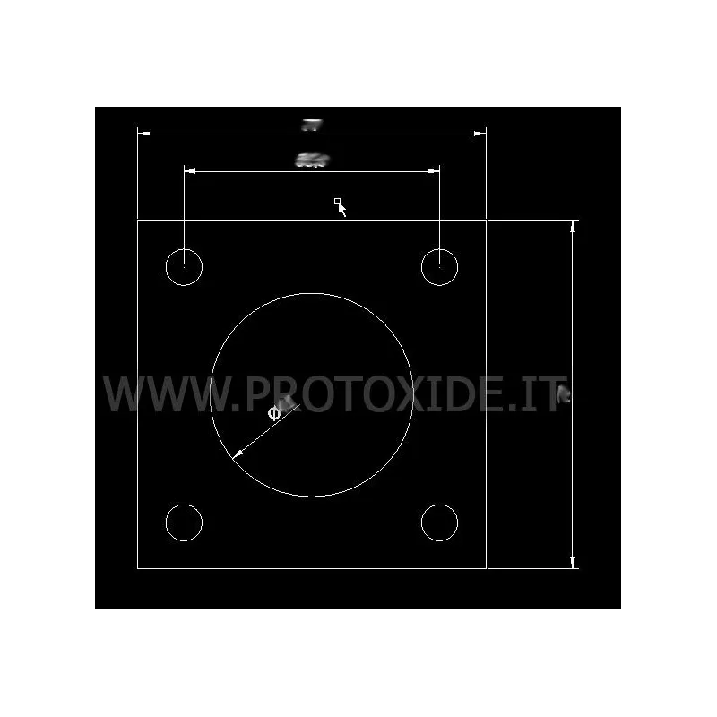 Flange de entrada turbo IHI Fiat UNO