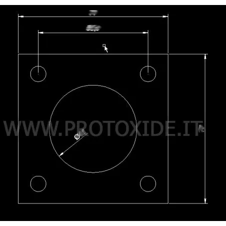 IHI Fiat UNO אוגן כניסת טורבו אוגנים עבור טורבו, Downpipe ו Wastegate