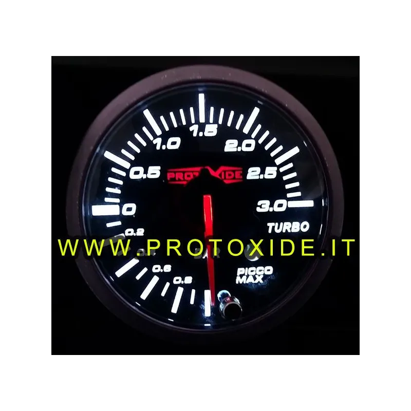 Manòmetre turbo -1 + 3 bar amb memòria de pic i alarma de ventilació AUDI RS3 Manòmetre turbo -1 + 3 bar amb memòria de pic i alarma de ventilació AUDI RS3