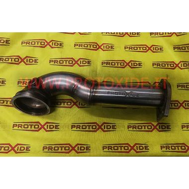 Downpipe scarico senza catalitico Fiat 124 Abarth 1.400 per Turbo originale