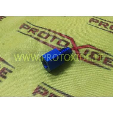 Nipple 6AN maschio- 1-8 npt raccordo dritto femmina Ricambi impianti a protossido d'azoto