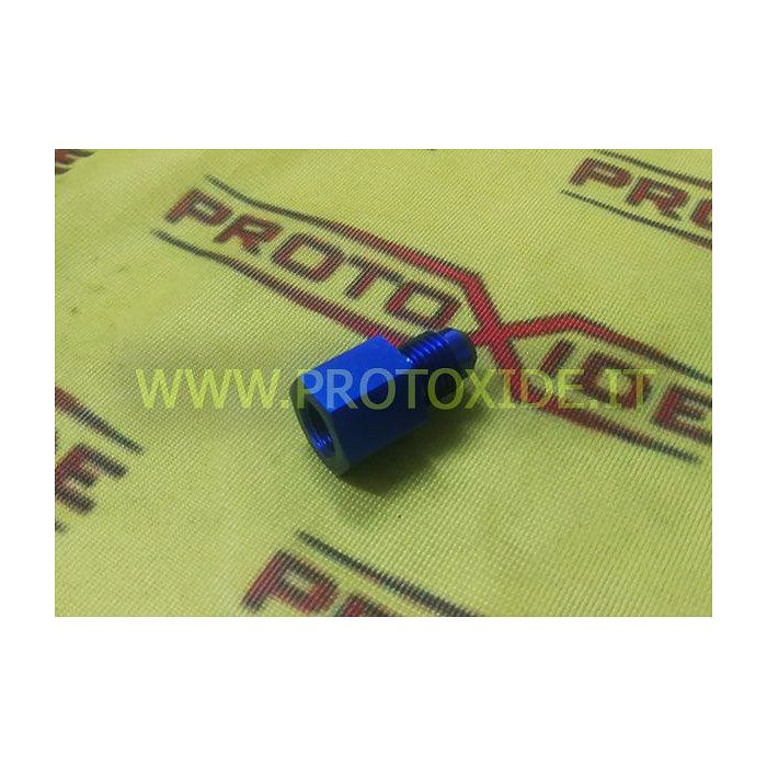 Nipple 8AN maschio- 1-8 npt raccordo dritto femmina
