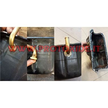 Turbo oil drain fitting for oil sump Accessories for Turbo
