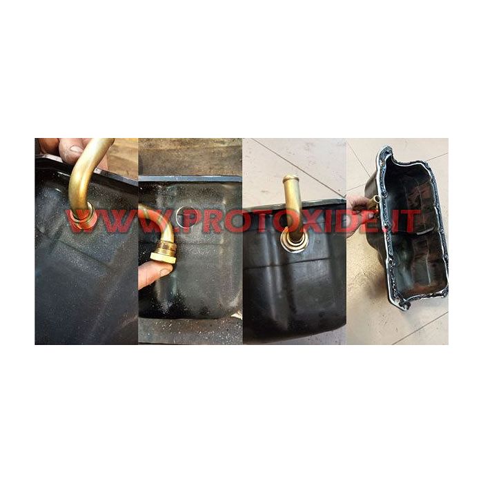 Turbo oil drain fitting for oil sump Turbo oil drain fitting for oil sump