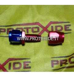 Raccordo 8AN dritto femmina aereonautico per tubo calzato mm Raccordi aereonautici per tubi benzina - olio - acqua