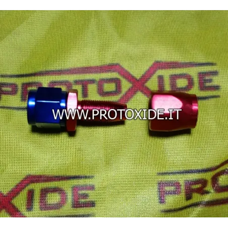 Raccordo 10AN dritto femmina aereonautico per tubo calzato mm Raccordi aereonautici per tubi benzina - olio - acqua