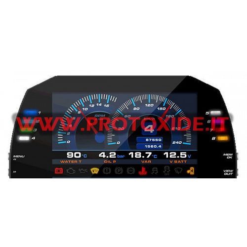 Digitální přístrojová deska pro automobily a motocykly 7 palcový displej G Digitální dashboardy