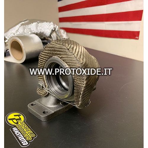 Coberta del turbocompressor Mitsubishi TD04 amb protector tèrmic semirígid