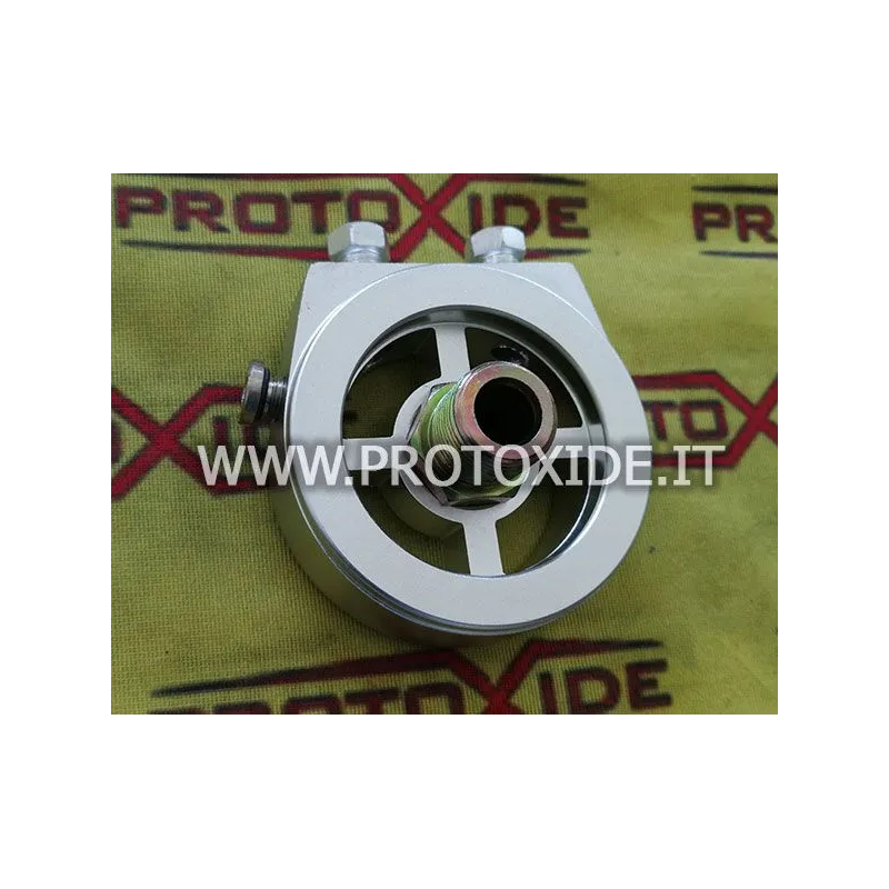 Adapter base for sensor holder on oil filter holder for oil temperature and pressure Adapter base for sensor holder on oil filter holder for oil temperature and pressure