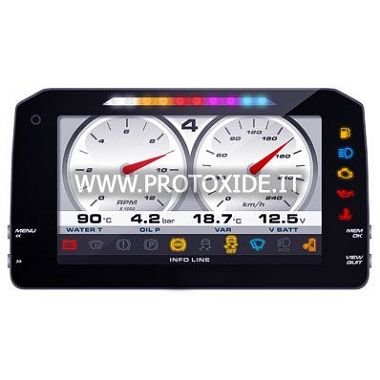 Digitaal dashboard voor auto's en motorfietsen 6 "model P Digitale dashboards voor auto's en motorfietsen