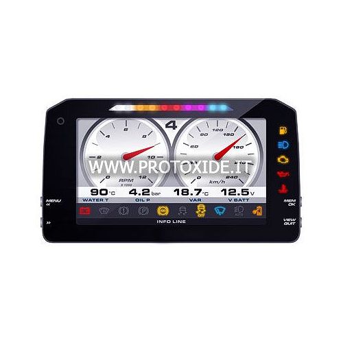 Cuadro de instrumentos digital para coches y motos 6 "modelo P Cuadros de mando digitales para coches y motos