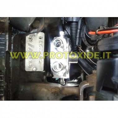 Adaptador sandwich para portafiltro radiador de aceite Renault 5 GT Soportes y accesorios para filtros de aceite para enfriad...