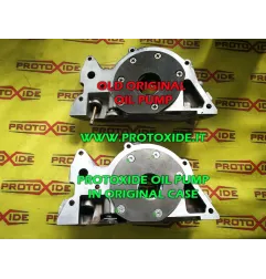 Reinforced and oversized Lancia Delta 2000 8-16v oil pump on original pump casing