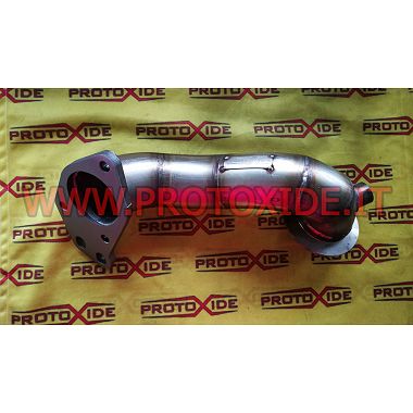 Downpipe uitlaat NIET GEKATALYSEERD RVS Alfaromeo 4C 1750 Tb Downpipe turbo benzinemotoren