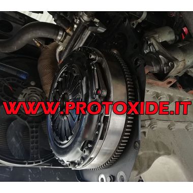 Fiat 500 Abarth T-jet 1400 16v Turbo מואר מפלדה ערכת גלגל תנופה מחוזק מצמד ערכת גלגל תנופה מפלדה עם מצמד מחוזק