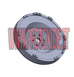 Kit volante embrague reforzado acero aligerado Fiat 500 Abarth T-jet 1400 16v Turbo Kit volante de acero con embrague reforzado