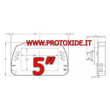 Cruscotto digitale per auto e moto 5" pollici display S Cruscotti Digitali per auto e moto