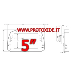 Digital instrumentpanel för bilar och motorcyklar Digitala instrumentbrädor för bilar och motorcyklar