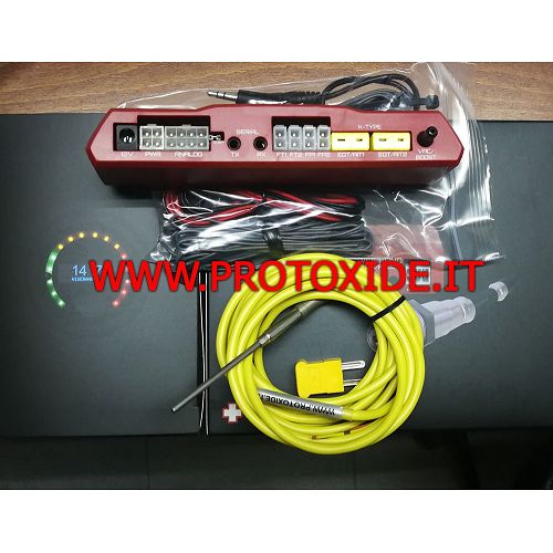 AirFuel voltmeter Turbo tlak a teplota výfukových plynov na 52mm v jednom nástroji Karbúrovanie vzduchom
