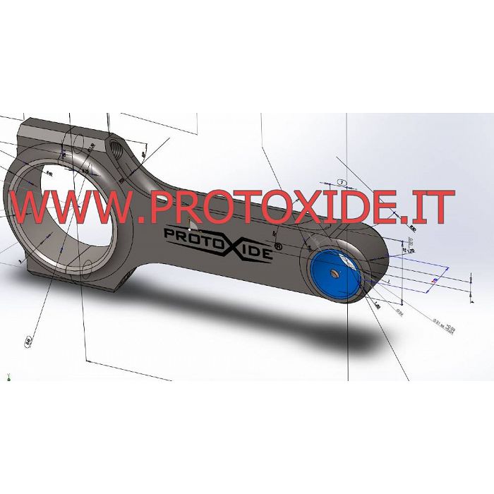 Pleuel Fiat 500 zwei Zylinder Pleuelstangen Pleuel Fiat 500 zwei Zylinder Pleuelstangen