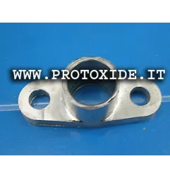 Raccord de vidange d'huile en aluminium pour turbocompresseurs Garrett GT - GTX avec joint. Tubes d'huile et raccords pour