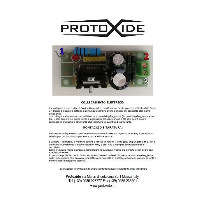 Copy instruction manual of a ProtoXide product Our services