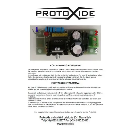 Primjerak upute za uporabu za ProtoXide proizvod Naše usluge