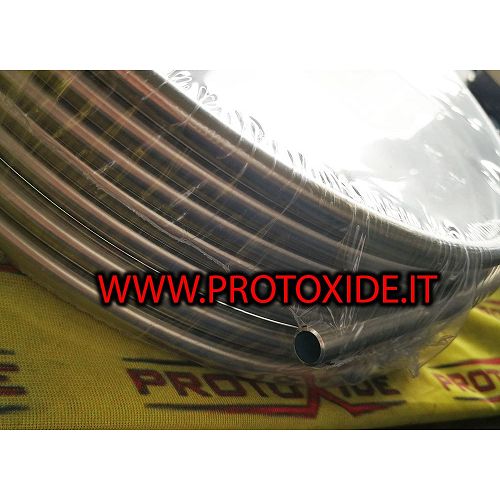 Rigid fuel pipe petrol and E85 stainless steel 8mm internal